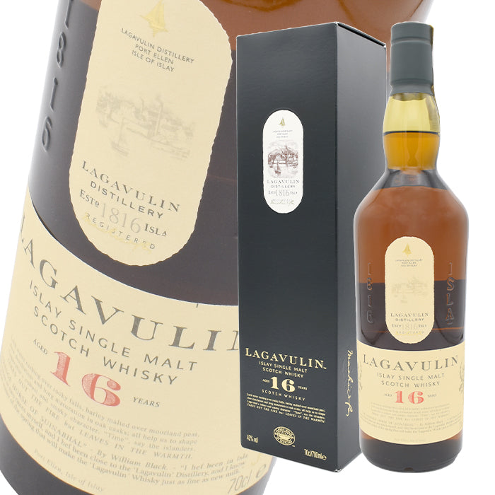 Lagavulin 16年 700ml 43% Buy Lagavulin 16 Year Old Whisky 43% | WIO
