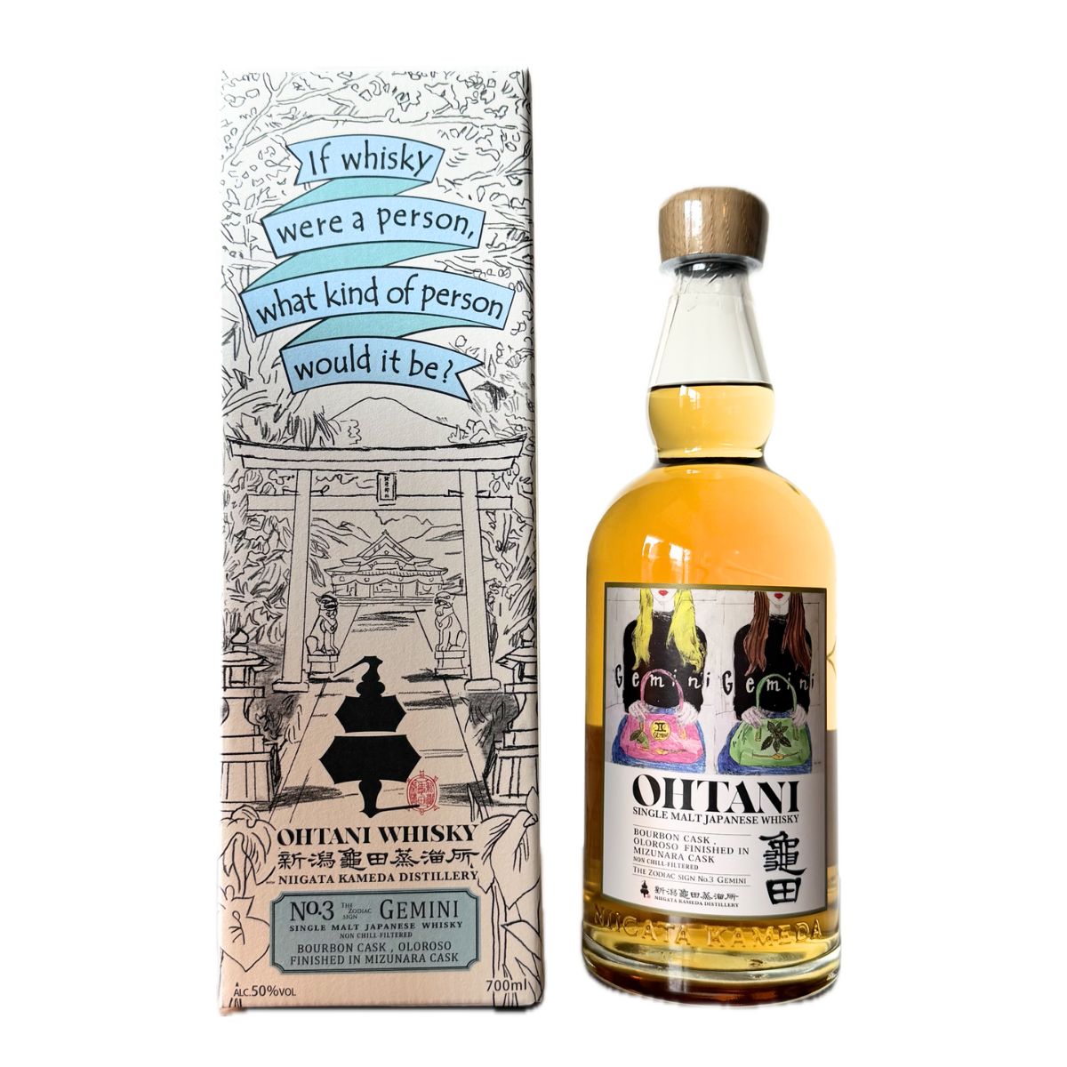 OHTANI シングルモルトウイスキー 700ml 50度 ウイスキー 50度 新潟小規模 蒸溜所 OHTANI WHISKY 新潟亀田 Zodiac