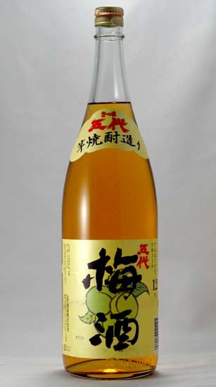 山元酒造 芋焼酎造り 五代梅酒 1.8L