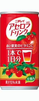 果汁入りジュース サントリー ニチレイ アセロラドリンク 190ml×30本 缶 1ケースセット 送料無料