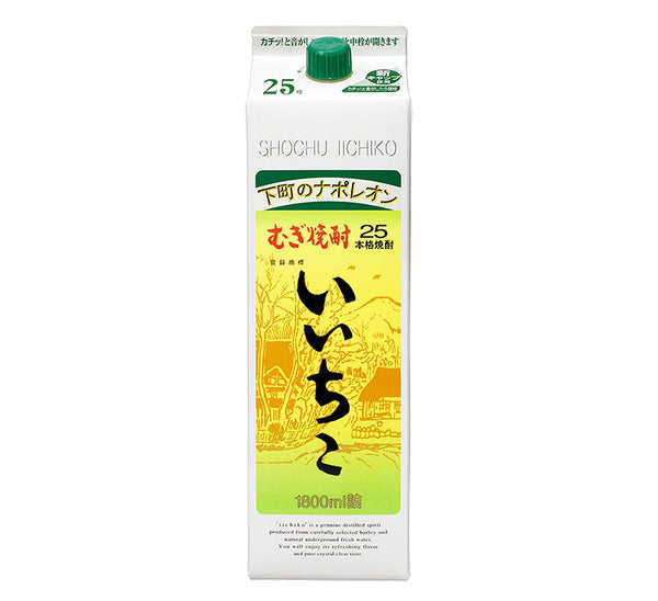 Sanwa Sake 25% Iichiko 1800ml Pack Barley Shochu