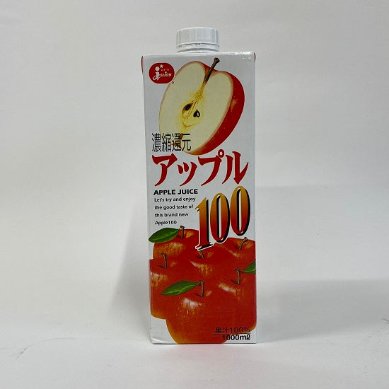 JA熊本果実連 ジューシー アップル 100 1L パック りんごジュース アップルジュース
