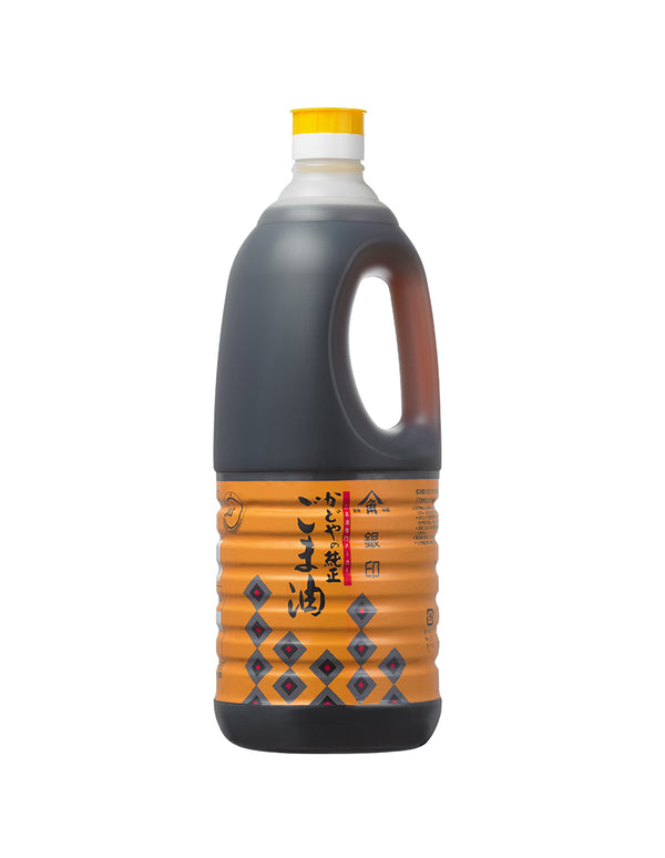 Kadoya Ginjirushi Sesame Oil Dark 1650g Pet Commercial Use
