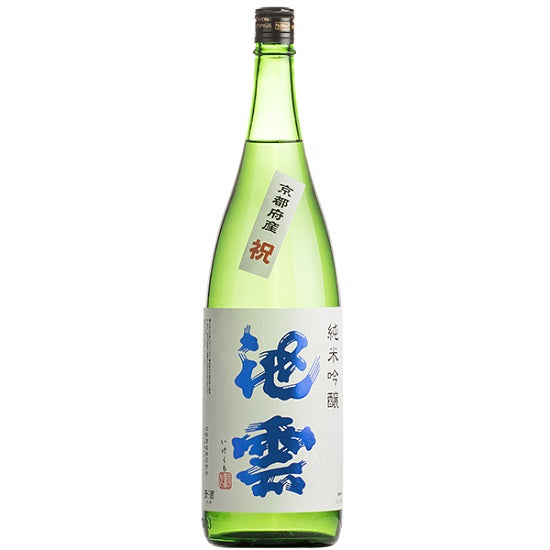 Ikeda Sake Brewery Sake Junmai Ginjo Ikegumo Celebration 1.8L Bottle Maizuru Local Sake