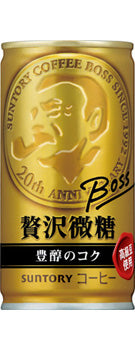 Canned coffee Suntory BOSS Luxurious light sugar rich richness 185g x 30 cans 1 case set Free shipping