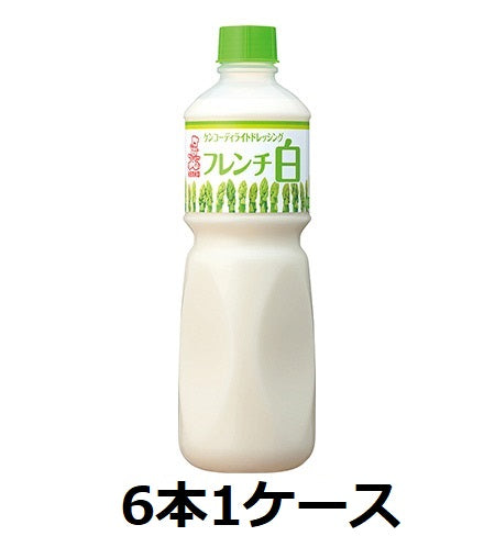 [Kenko Mayonnaise] Kenko Delight Dressing French White 1L Pet 6 bottles 1 case Dressing Commercial use