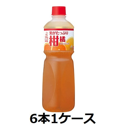 [Kenko Mayonnaise] Kenko Fruit-rich Citrus Dressing 1L Pet 6 bottles 1 case Dressing Commercial use