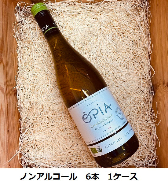 [Pacific Yoko Co., Ltd.] Opia Chardonnay (White) 750ml Organic Non-Alcoholic Set of 6