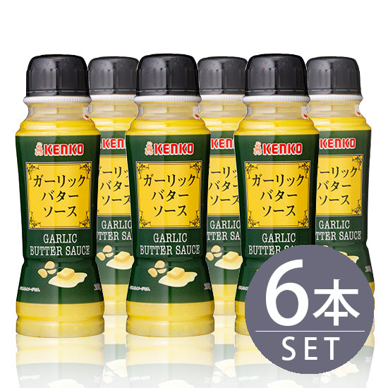 [Kenko Mayonnaise] Garlic Butter Sauce 205g Pet 6 bottles [Small size for home use]