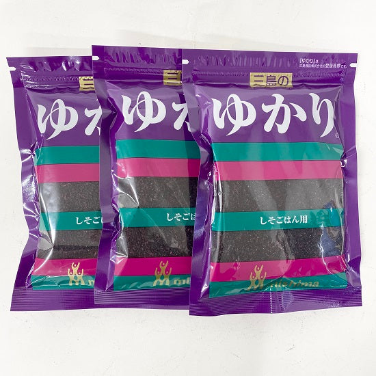 [Mishima Foods] Yukari 200g x 3 bags set for shiso rice for commercial use