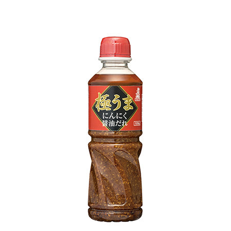 [Kenko Mayonnaise] Super Delicious Garlic Soy Sauce 520g Pet 1 bottle [Large size for commercial use]