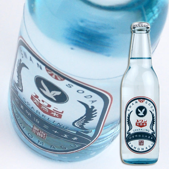 [Yomasu Beverage] Swan (unsweetened carbonated) 330ml bottle x 1 bottle