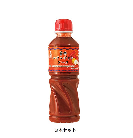 [Kenko Mayonnaise] Delicious spicy gochujang sauce 575g 3 bottles [Large size for commercial use]
