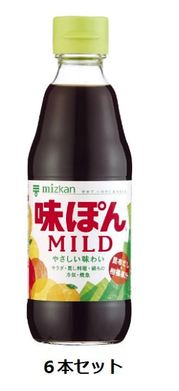 Mizkan Ajipon MILD 360ml bottle x 6 set