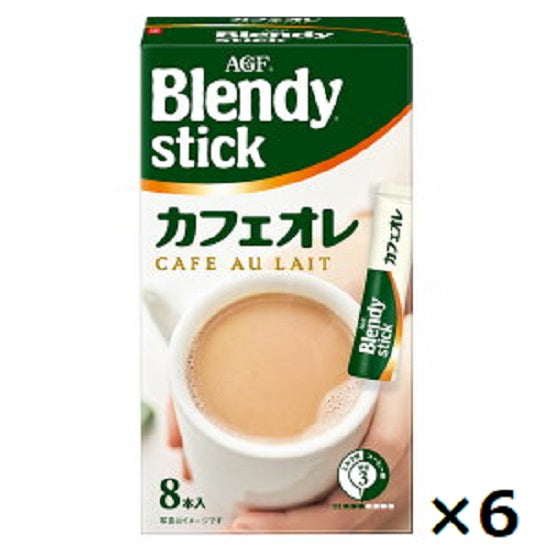 Ajinomoto AGF Blendy Stick ≪Cafe au lait≫ 8 bottles x 6 boxes set