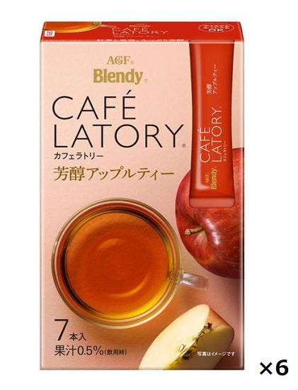 Ajinomoto AGF Blendy Café Latry Stick <<Mellow Apple Tea>> 7 pieces x 6 boxes set