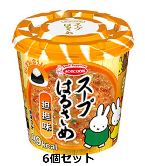 [Ace Cook] Soup Harusame Tantan flavor 31g x 6 pieces set