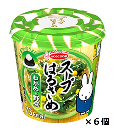 [Ace Cook] Soup Harusame wakame and vegetables 21g x 6 pieces