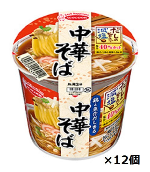 [Ace Cook] Low-salt Chinese noodles with the flavor of dashi 43g x 12 pieces