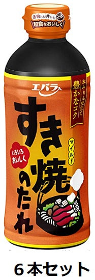 [Ebara Foods] Sukiyaki sauce mild 500ml x 6 bottles set