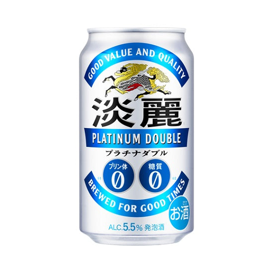 Kirin Tanrei Platinum Double 350ml can 1 case (24 pieces) (Up to 2 cases can be bundled per delivery!)