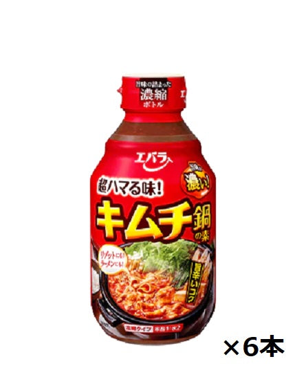 Ebara Foods Kimchi Hot Pot Mix 300ml x 6 bottles