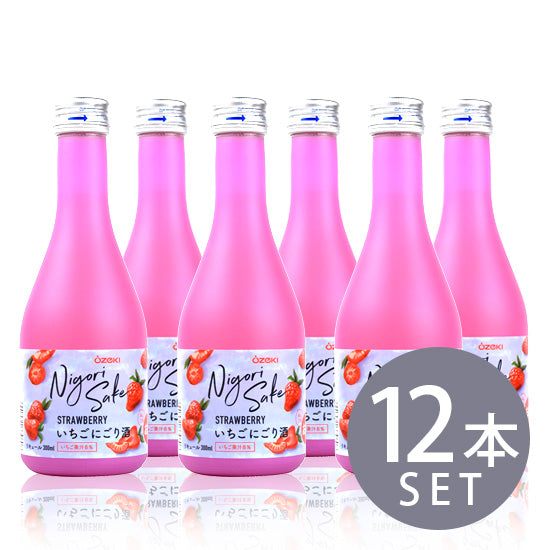 [Ozeki Co., Ltd.] Strawberry nigori sake 300ml bottles x 12 bottles 1 case [Winter limited] [Order item]
