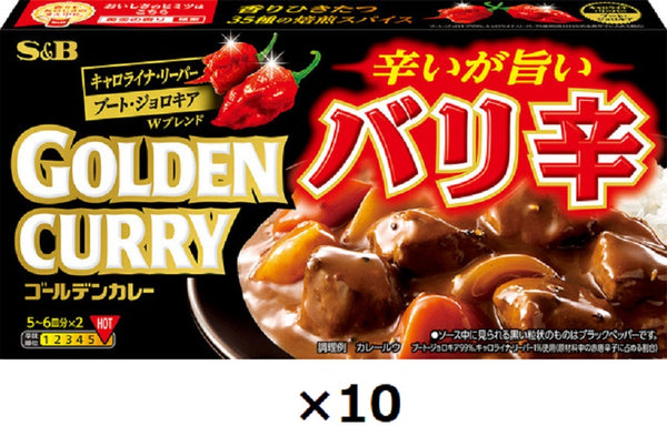 SB Golden Curry ≪Spicy≫ 198g x 10 pieces