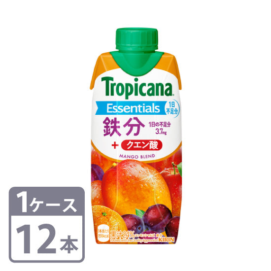 Tropicana Essentials Iron Kirin 330ml x 12 bottles Paper pack 1 case set Free shipping