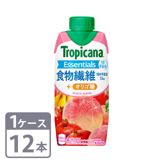 Tropicana Essentials Dietary Fiber Kirin 330ml x 12 bottles Paper pack 1 case set Free shipping
