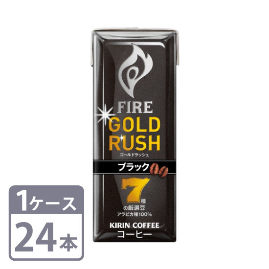 Kirin Fire Gold Rush Black 200ml x 24 bottles Paper pack 1 case set Free shipping