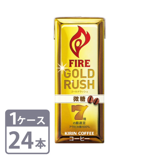 Kirin Fire Gold Rush Microsugar 200ml x 24 bottles Paper pack 1 case set Free shipping