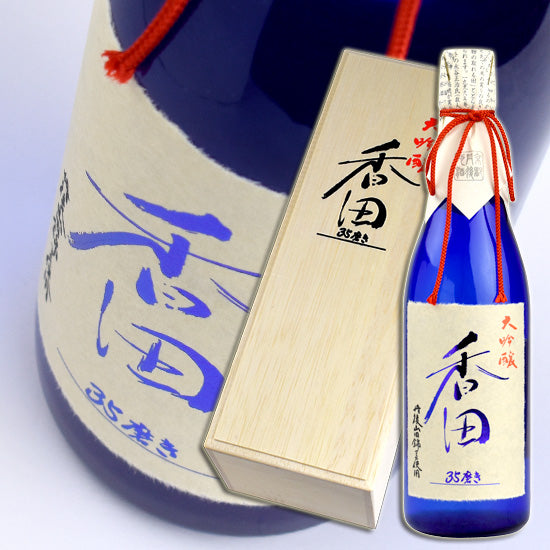 Sake Daiginjo Unprocessed Sake [Hakurei Sake Brewery] Koda 35 Polished 720ml Bottle in Paulownia Box Gift/Gift