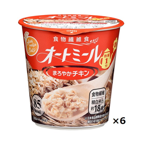 Asahi Foods Oatmeal ≪Mellow Chicken≫ 22.5g x 6 pieces set