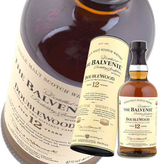 Whiskey Balvenie 12 Years Double Wood 40° 700ml Bottle x 1 Genuine Product