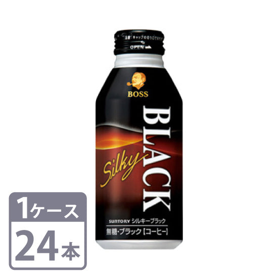 Boss Silky Black Suntory 400g x 24 Bottle Cans 1 Case Set Free Shipping