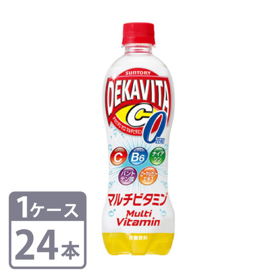 Decavita C Zero Multivitamin Suntory 500ml x 24 bottles Pet 1 case set Free shipping