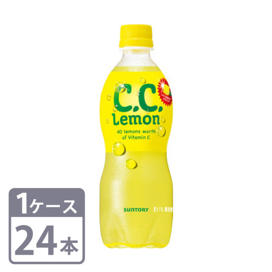 c. c. Lemon Suntory 500ml x 24 bottles Pet 1 case