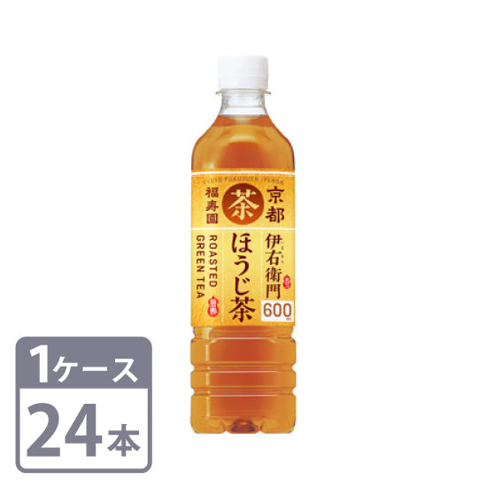 Green Tea Iyemon Hojicha Suntory 600ml x 24 bottles Pet 1 case