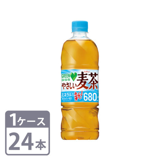 GREEN DA・KA・RA Easy barley tea Suntory 600ml x 24 bottles Pet 1 case set Free shipping