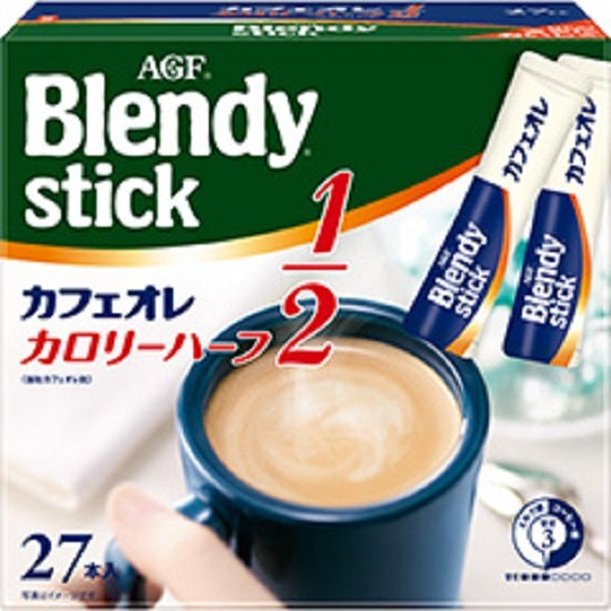 Ajinomoto AGF Blended Stick <Cafe au lait Calorie Half> 27 bottles x 6 box set
