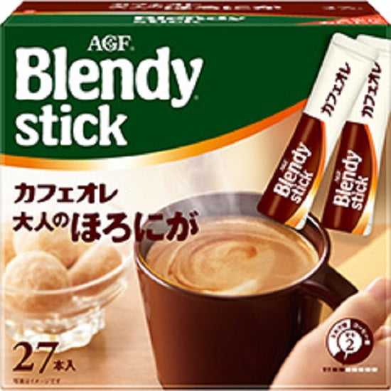 Ajinomoto AGF Blendy Stick ≪Cafe au lait adult bittersweet≫ 27 bottles x 6 box set