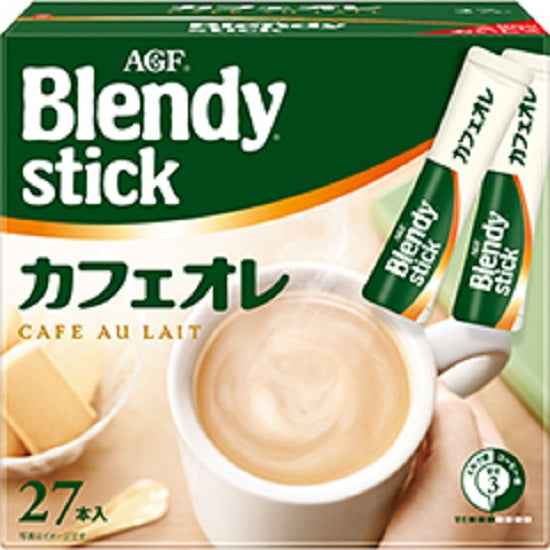 Ajinomoto AGF Blendy Stick ≪Cafe au lait≫ 27 pieces x 6 box set