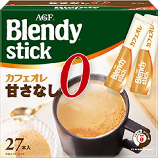 Ajinomoto AGF Blended Stick ≪Cafe au lait, unsweetened≫ 27 bottles x 6 box set
