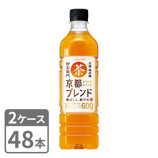 Iyemon Kyoto Blend Suntory Green Tea 600ml x 48 bottles Pet 2 Case Set Free Shipping