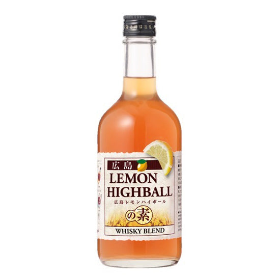 Hiroshima lemon highball base 500ml bottle 25 degrees