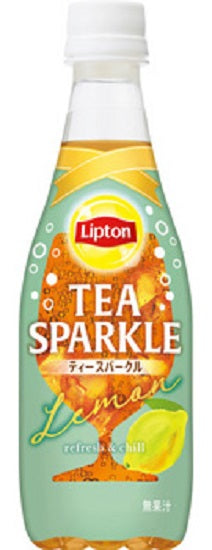 Suntory Lipton Tea Sparkle Lemon 410ml PET x 1 case <<24 bottles>> [Free shipping]