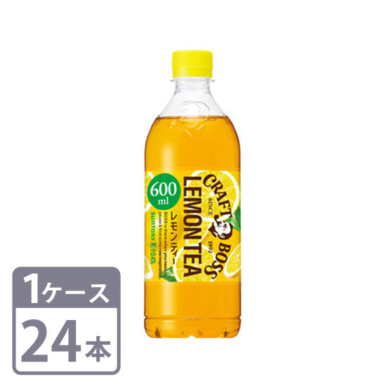 Tea Craft Boss Lemon Tea 600ml PET x 24 bottles 1 case Free shipping Suntory