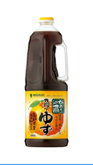 Mitsukan Kaori no Kura Whole Squeezed Yuzu 1.8L Handy Pet 1 Bottle Commercial Use