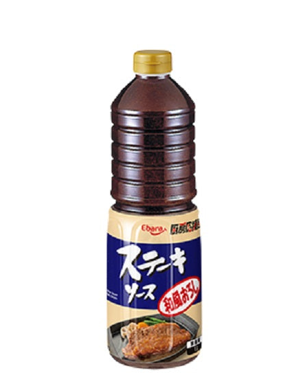 Ebara Kitchen Cheer Team Steak Sauce Japanese Style Grated 1L PET 1 Bottle Commercial Use